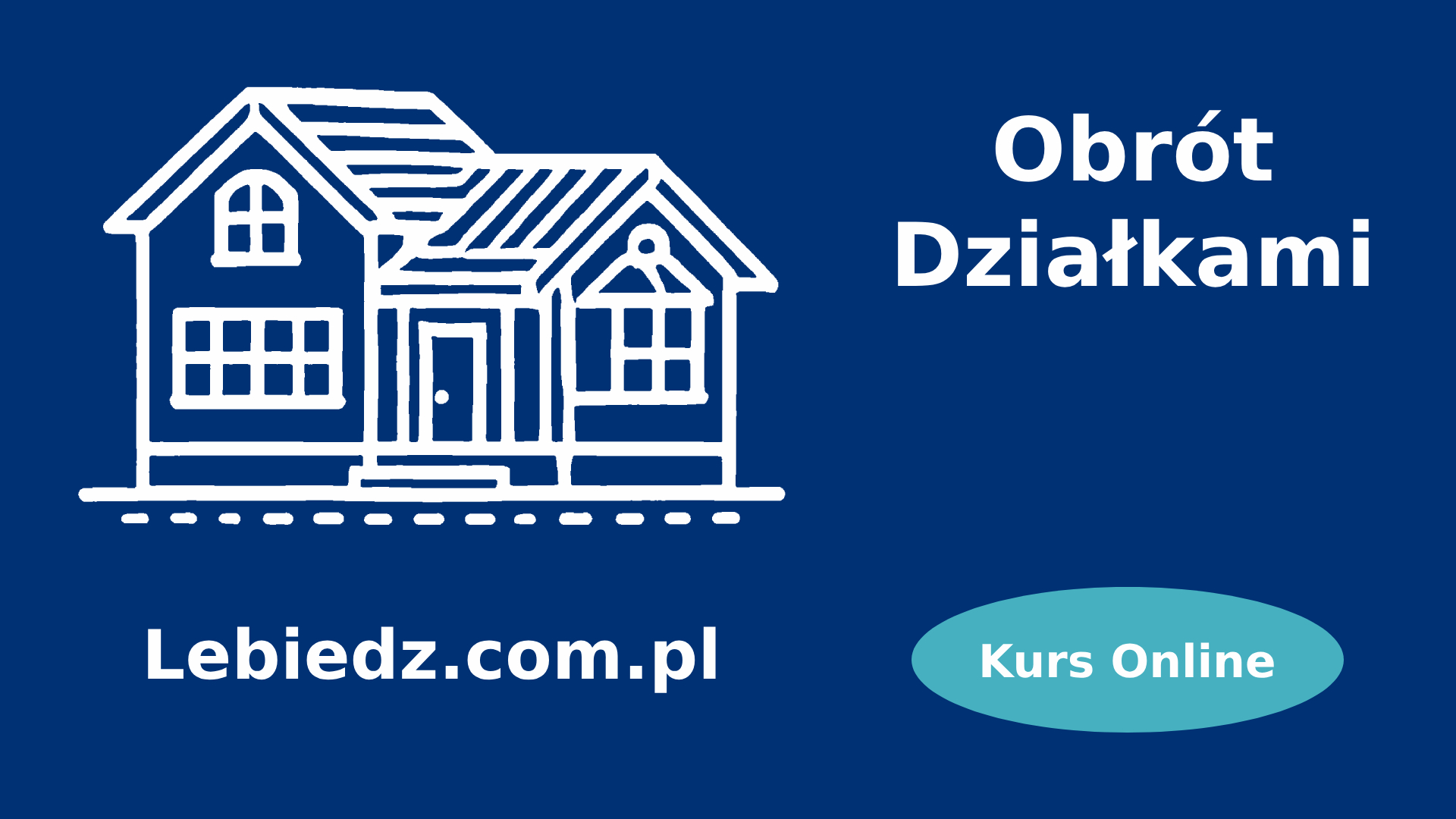 Obrót działkami budowlanymi - kurs online